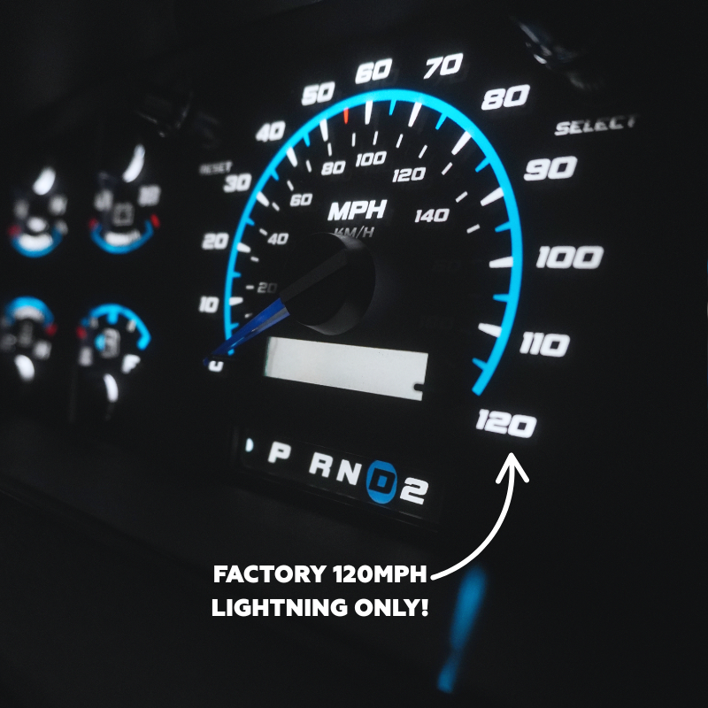 1st Gen Lightning Tribute Cluster Faceplate Kit | 1993-1995 F-150 Lightning