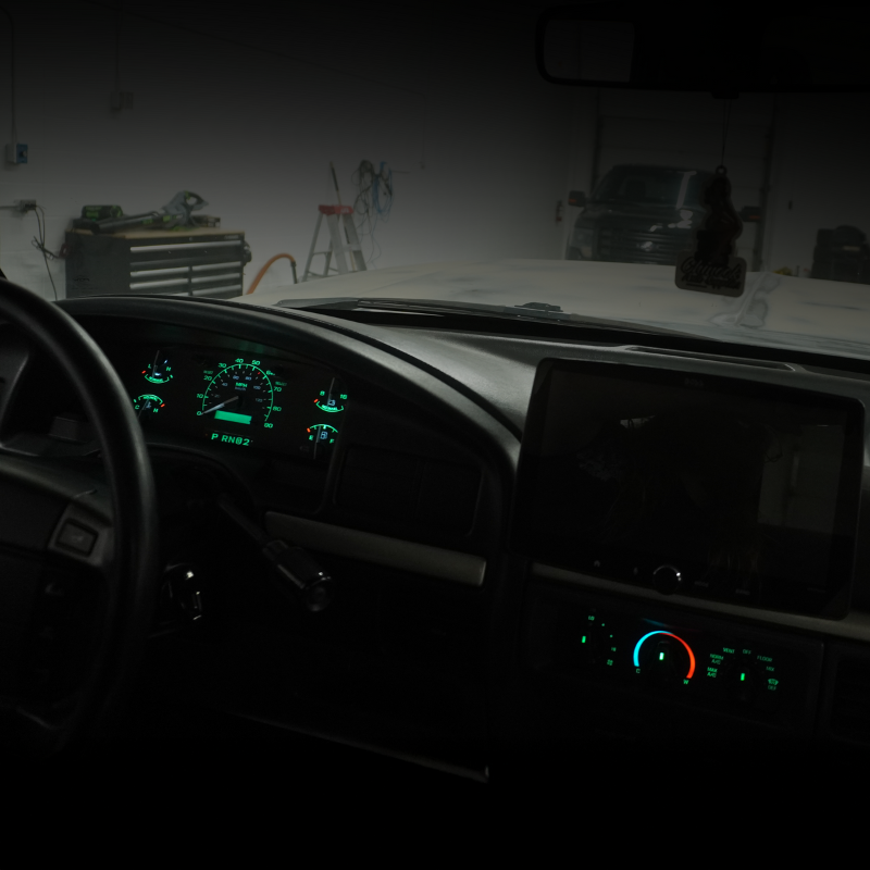 Gas No/Tach - Original Green DashSkinz