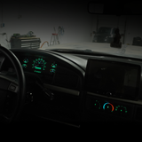 Gas No/Tach - Original Green DashSkinz