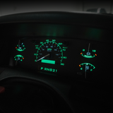 Gas No/Tach - Original Green DashSkinz