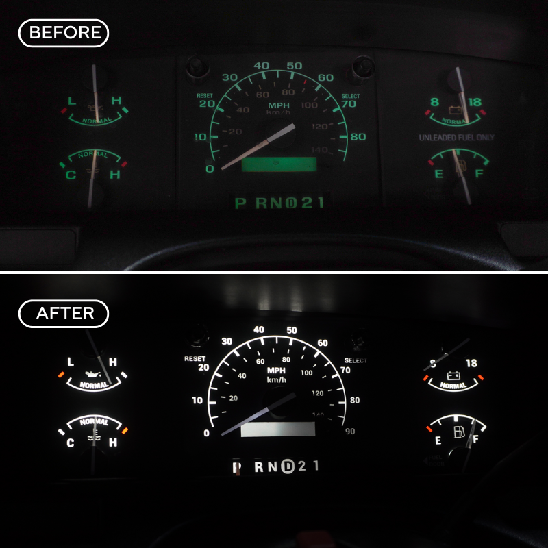 Gas No/Tach - Original DashSkinz