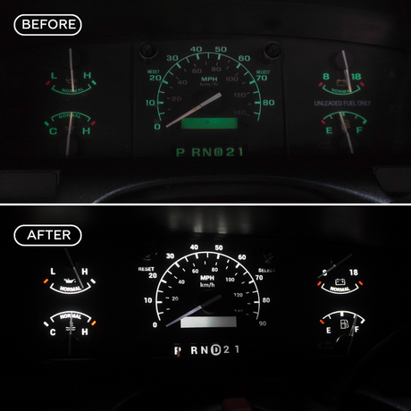 1992-1996 Ford F-Series & Bronco DashSkinz KM/H
