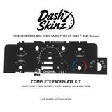 Gas No/Tach - Original DashSkinz