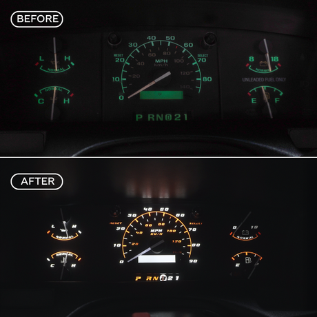 1992-1996 Ford F-Series & Bronco DashSkinz KM/H