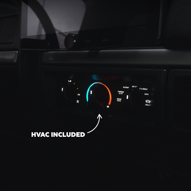 XL Sport Cluster Faceplate Kit | 1992-1996 F-150, F-250, Bronco (gas non-tach)