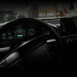 Gas w/tach - Modern Green DashSkinz