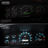 Gas w/tach - Midnight DashSkinz