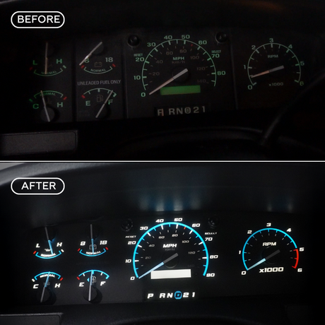 1992-1996 Ford F-Series & Bronco DashSkinz KM/H