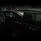 Gas w/tach - Midnight DashSkinz