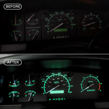 1992-1996 Ford F-Series & Bronco DashSkinz KM/H