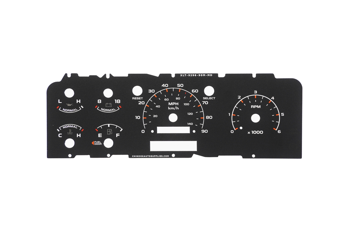 MODERN EDITION - Cluster Faceplate Kit for 1992-1996 Ford F-150 & Bronco