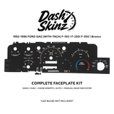 Gas w/tach - Modern DashSkinz