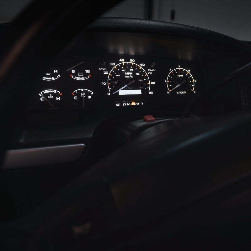 XLT Modern Cluster Faceplate Kit | 1992-1996 F-150, F-250, Bronco (gas with-tach)