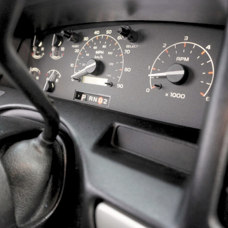 XLT Modern Cluster Faceplate Kit | 1992-1996 F-150, F-250, Bronco (gas with-tach)