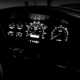 XLT Modern Cluster Faceplate Kit | 1992-1996 F-150, F-250, Bronco (gas with-tach)