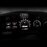 XLT Original Cluster Faceplate Kit | 1992-1996 F-150, F-250, Bronco (gas with-tach)