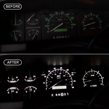 1992-1996 Ford F-Series & Bronco DashSkinz KM/H