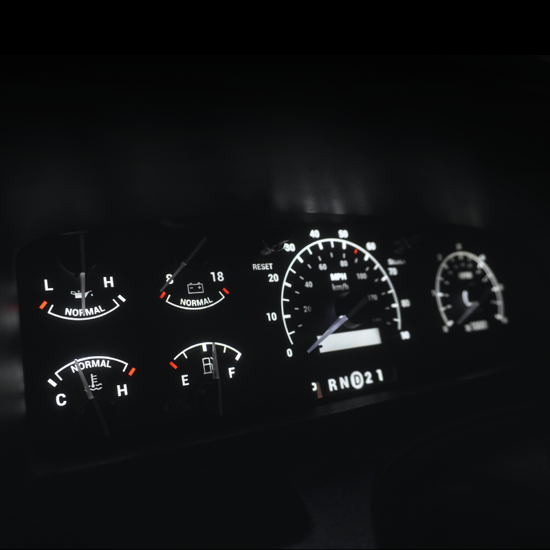 XLT Original Cluster Faceplate Kit | 1992-1996 F-150, F-250, Bronco (gas with-tach)