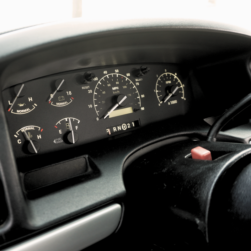 XLT Original Cluster Faceplate Kit | 1992-1996 F-150, F-250, Bronco (gas with-tach)