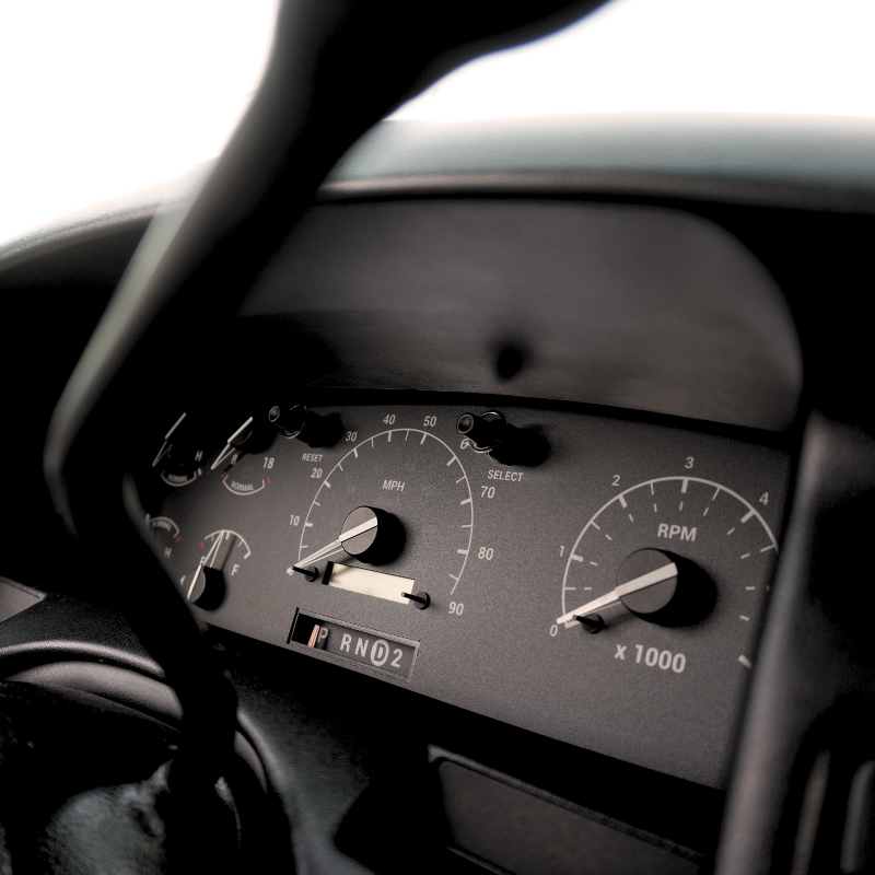 XLT Original Cluster Faceplate Kit | 1992-1996 F-150, F-250, Bronco (gas with-tach)