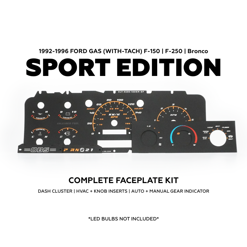 XLT Sport - Dash Skinz KM/H