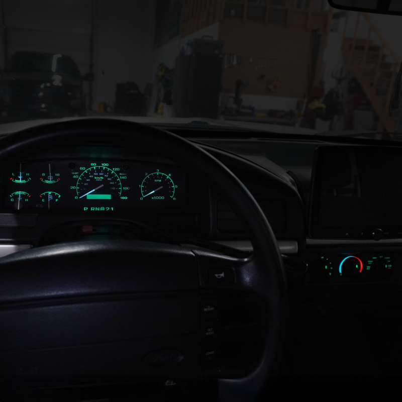 XLT Original Green - Dash Skinz KM/H