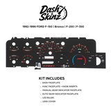 1992-1996 Ford F-Series & Bronco DashSkinz