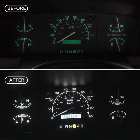 1992-1996 Ford F-Series & Bronco DashSkinz KM/H
