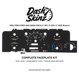 Gas No/Tach - Modern DashSkinz