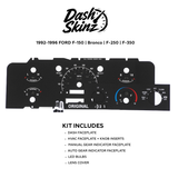 1992-1996 Ford F-Series & Bronco DashSkinz