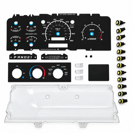 1992-1996 Ford F-Series & Bronco DashSkinz KM/H
